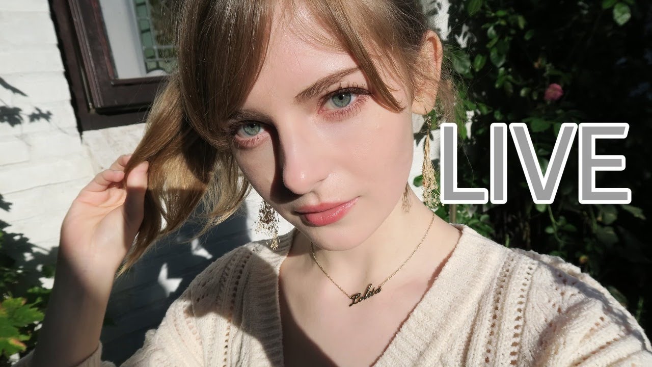 水着で生配信LIVEお父さんが庭にビニールプールを作ってくれました。日本語/English